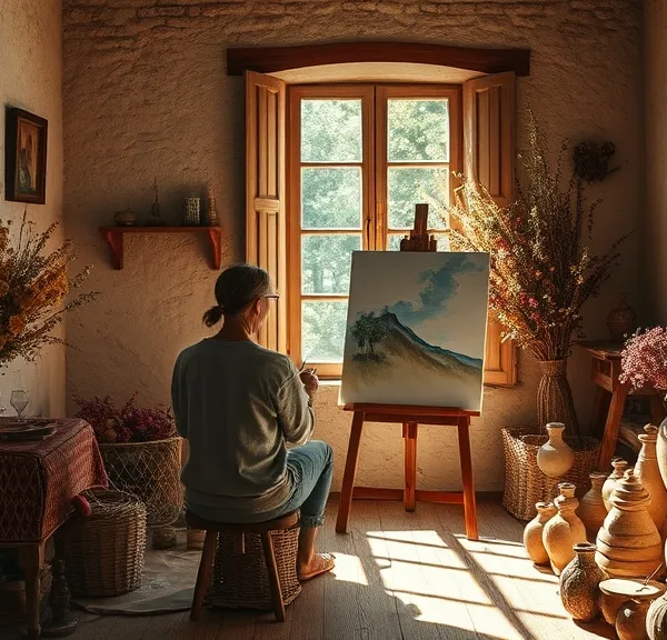 Art-thérapie en maison de campagne : ateliers créatifs pour réduire le stress en Creuse