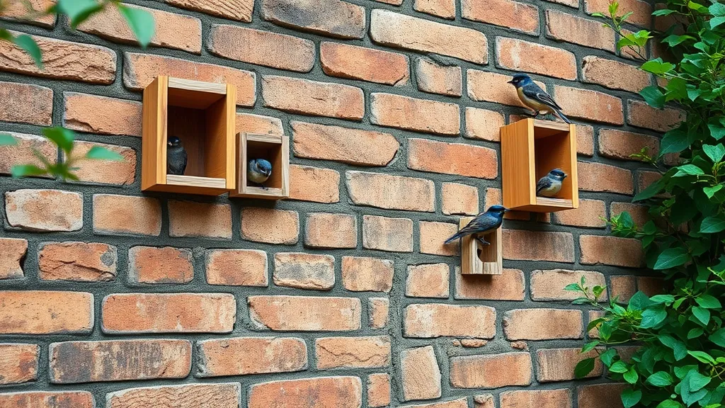 Biodiversité dans les murs : nichoirs et abris intégrés au bâti