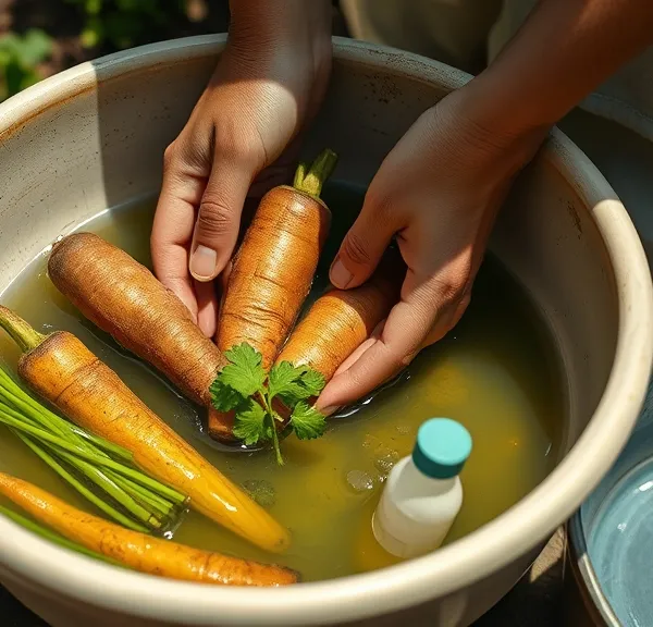 Économiser l'Eau en Cuisine : Le Guide Low-Tech pour Réutiliser l'Eau de Lavage des Légumes