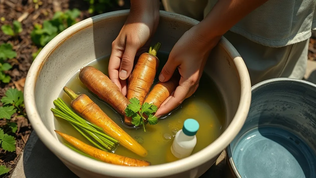 Économiser l'Eau en Cuisine : Le Guide Low-Tech pour Réutiliser l'Eau de Lavage des Légumes