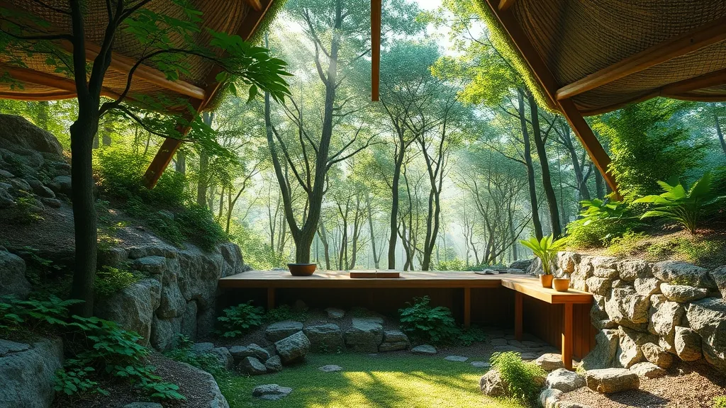 Ventilation naturelle dans un habitat enterré