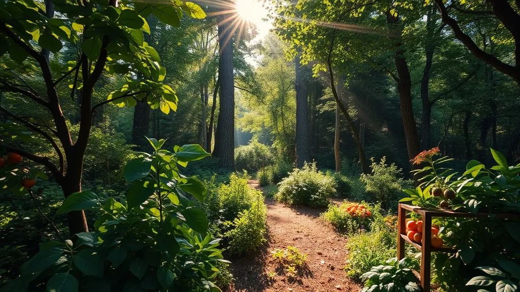 Créer un jardin-forêt (forêt comestible) en 2026 : le guide complet