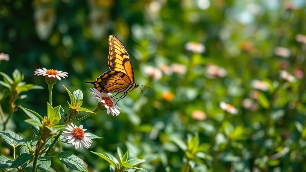 Jardin papillons : comment choisir les bonnes plantes hôtes pour une biodiversité durable