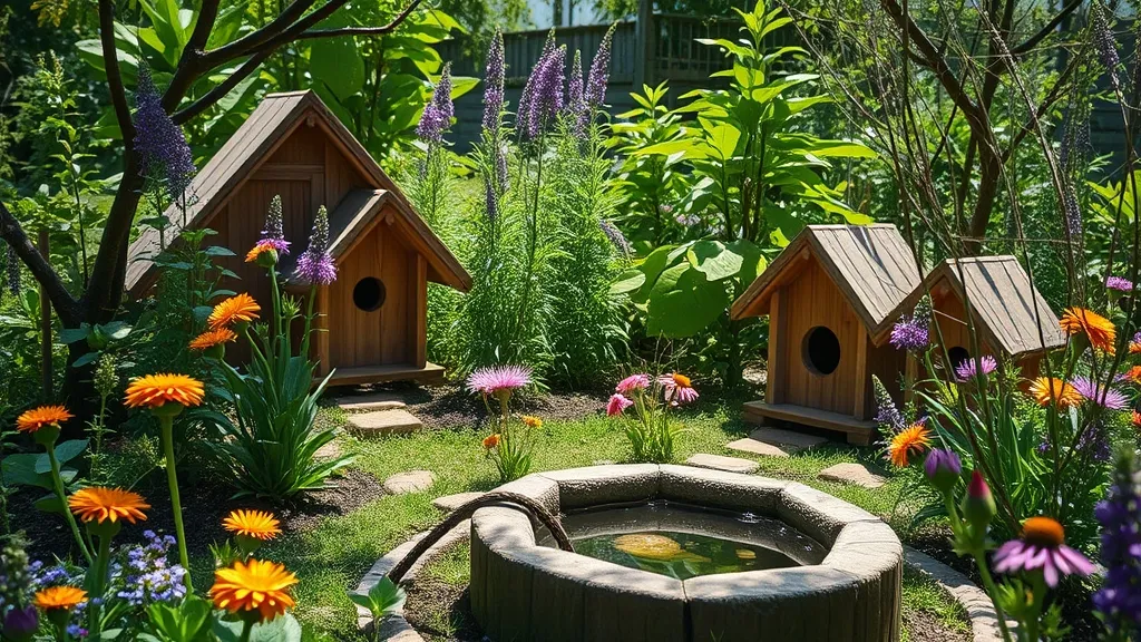 Créer un jardin biodiversité pour attirer les insectes auxiliaires sans effort