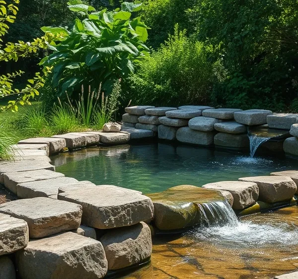 Aménager des ouvrages en pierre pour ralentir l'eau au jardin creusois