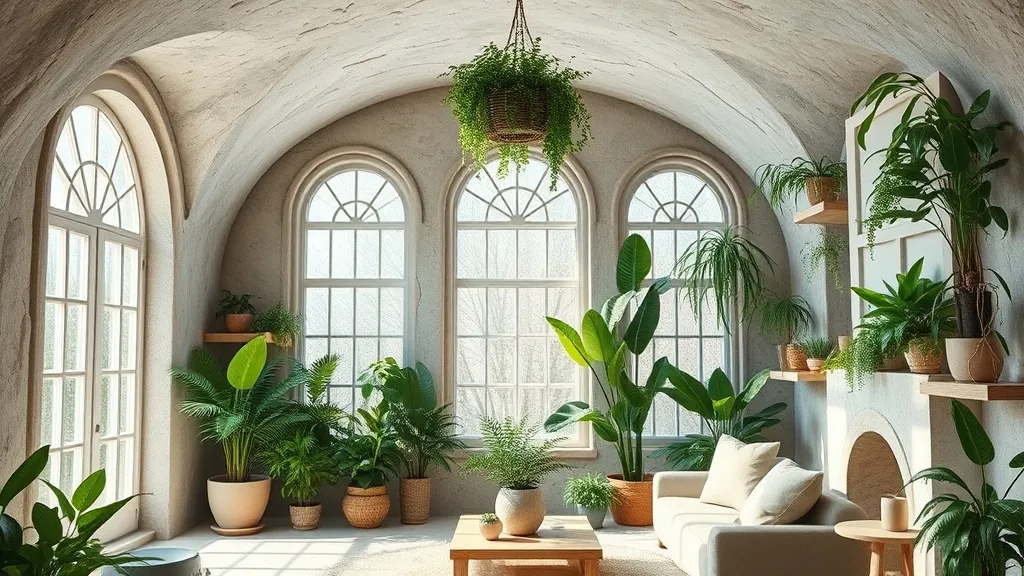 10 plantes qui purifient l'air en maison enterrée pour un air sain