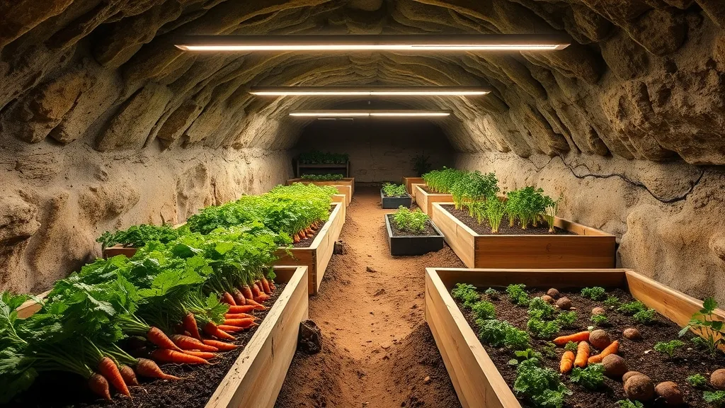 Potager souterrain : cultiver des légumes racines en cave troglodyte