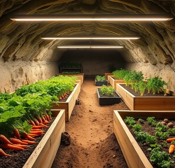 Potager souterrain : cultiver des légumes racines en cave troglodyte