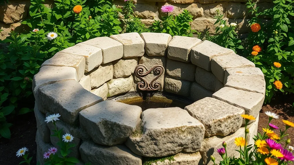Comment sécuriser un puits ancien dans votre jardin avec élégance