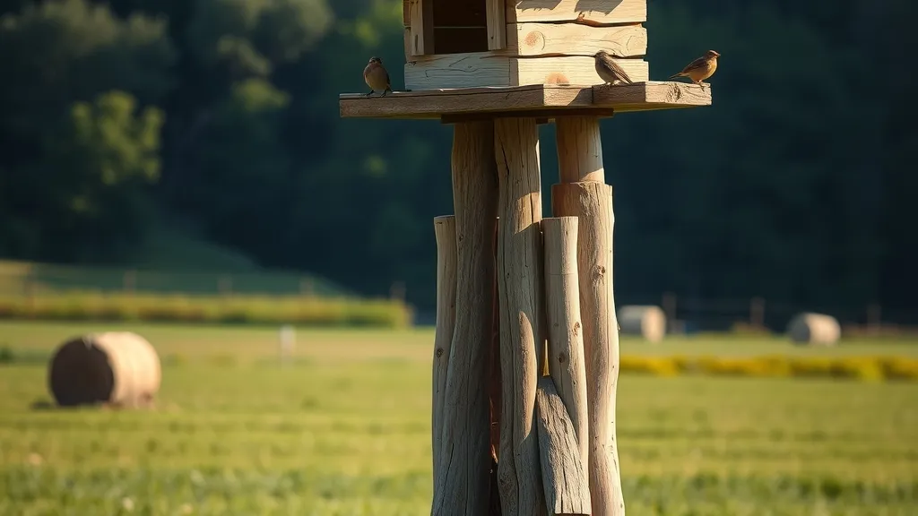 Tour pour la faune : construire un refuge avec les matériaux de sa ferme
