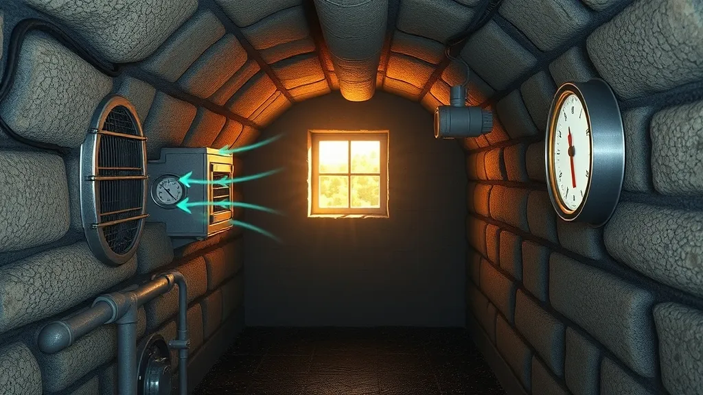 Ventilation de cave DIY : règles simples pour un air sain et une humidité maîtrisée