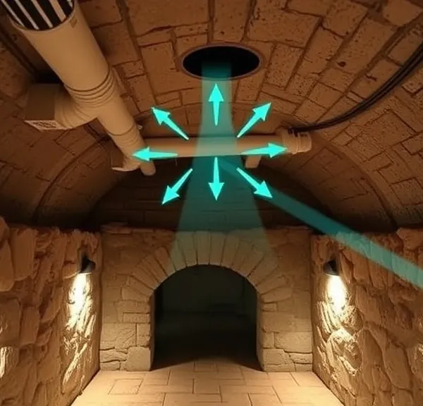 Ventilation naturelle d’une cave enterrée : air sain sans électricité grâce au tirage thermique